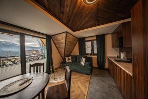 Køkken eller tekøkken på Apartamenty Premium Rysulówka