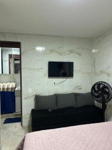 TV a/nebo společenská místnost v ubytování Fenix Dourado