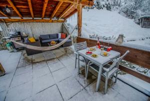 Το Studio avec sauna - 300m des pistes τον χειμώνα