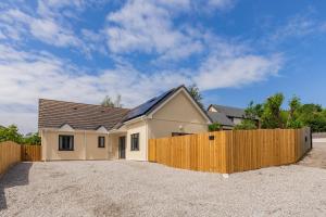 Bygningen som feriehuset ligger i