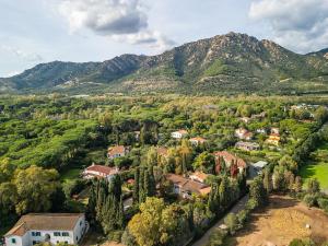 Naturlandskabet i nærheden af villaen