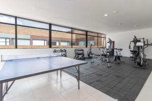 Fitnesscentret og/eller fitnessfaciliteterne på Loft moderno con excelentes amenities