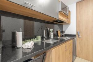 Køkken eller tekøkken på Loft moderno con excelentes amenities