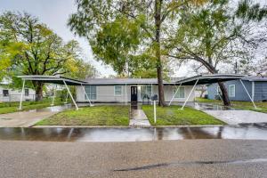 Bygningen som feriehuset ligger i