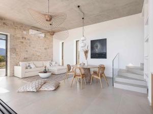 Posezení v ubytování Himmel Villas - Seaview luxury & private pools