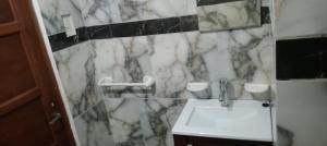 Et badeværelse på CASA LA QUEBRADA + 5 billeder