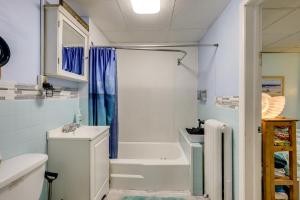 Koupelna v ubytování Idyllic Rochester Apt with Hot Tub 2 Miles to Dtwn! + 26 fotografií