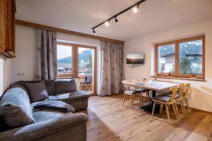 Et opholdsområde på Mannharthof Apartments