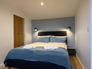 Postel nebo postele na pokoji v ubytování Bonnie Brae Croft Bothies