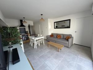 TV/trung tâm giải trí tại Charmante Maisonnette T3 avec Jardin Privé