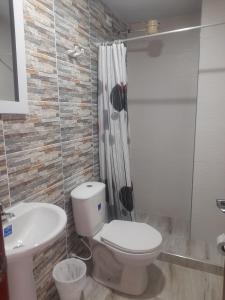 Et badeværelse på Hotel Alta Vista Campestre