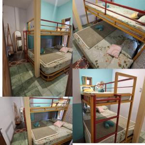 Postel nebo postele na pokoji v ubytování The Backyard Hostel