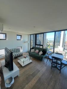 Et opholdsområde på Seffa Dom5 apartments Melbourne