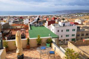 a view of a city from the roof of a building at Paradise House Apartment in Tamraght in Tamraght Ouzdar
