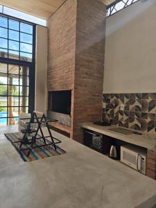 TV/trung tâm giải trí tại Quinta los Buhos