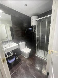 Et badeværelse på Casa de las Flores