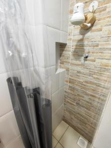 Et badeværelse på Loft Comfort 208 Ar Condicionado Centro Niterói