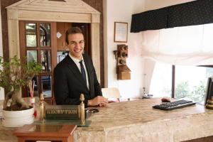 TV a/nebo společenská místnost v ubytování Park Hotel Serenissima