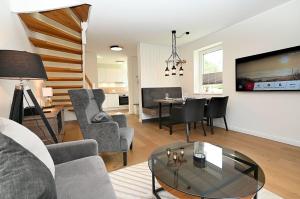 TV/trung tâm giải trí tại Die-Strandburg-Moewenweg