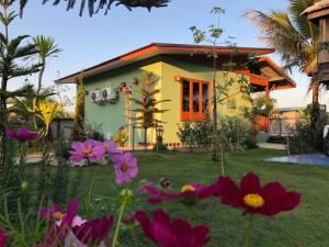 Κήπος έξω από το สมายด์ ฮ่อมนา เรสเฮาท์ Smile Homna Resthouse