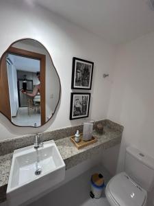 Phòng tắm tại Village Acqua Guarajuba