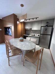 Nhà bếp/bếp nhỏ tại Village Acqua Guarajuba