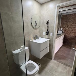 Phòng tắm tại Loft acuña