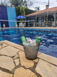 Swimmingpoolen hos eller tæt på Pousada Recanto da Preguiça + 27 billeder