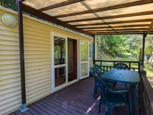 Balkón nebo terasa v ubytování Mobil home 6 pers avec terrasse à Fenouillet - API-1-52-314