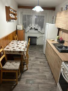 Kuchyň nebo kuchyňský kout v ubytování Apartmány u vleku