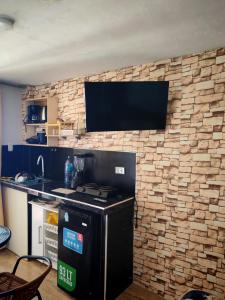 Kuchyň nebo kuchyňský kout v ubytování Villa Naylamp loft8 playa pocitas