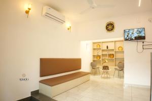 Et tv og/eller underholdning på Hotel Spacio