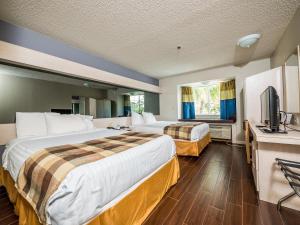 Postel nebo postele na pokoji v ubytování Microtel Inn & Suites by Wyndham Palm Coast I-95