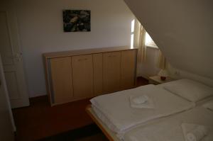 Postel nebo postele na pokoji v ubytování Treibgut & Surf