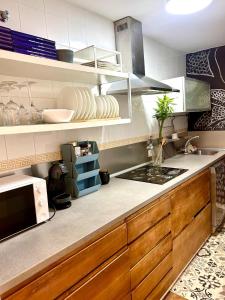 Nhà bếp/bếp nhỏ tại Casa Micho