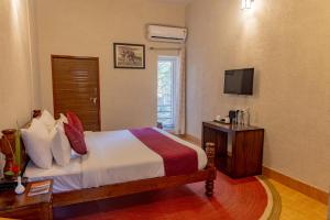 Et tv og/eller underholdning på Estherea Bagh Ranthambhore Tiger Territory