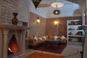 Istumisnurk majutusasutuses Riad Imilchil
