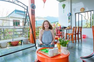 En balkon eller terrasse på Green Riverside Cosy Home