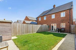 Bygningen som feriehuset ligger i