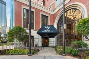 a building with a police sign in front of it at Hilton Minneapolis in Minneapolis +96 photos