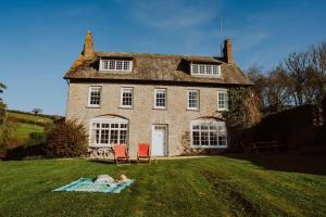 Bygningen som feriehuset ligger i