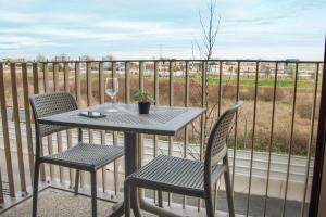 Balkón nebo terasa v ubytování Résidence Nouvelles Sylphides Carrières-sous-Poissy