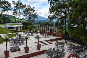 En terrasse eller udendørsområde på San Gregorio Hotel & SPA
