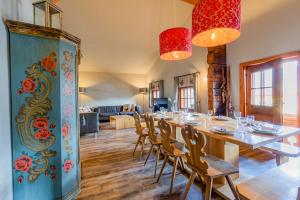 Posezení v ubytování Das Schmiedhaus