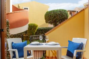 En balkon eller terrasse på Appartamenti Residence Poseidone