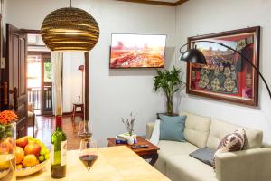 Χώρος καθιστικού στο BlueHome Apartment