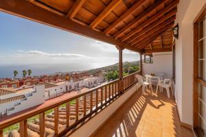 a balcony with a view of the ocean at CHL Serycam Breña Baja, infinity views in Breña Baja