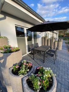 En have udenfor Ferienhaus Wesloer Landstraße 6b