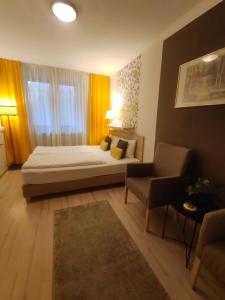 En eller flere senge i et værelse på BLISKO DEPTAKA - Apartamenty i Pokoje