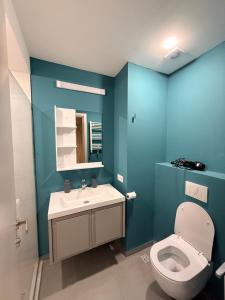 Et badeværelse på Gudauri Block F4